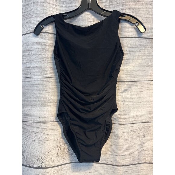 Miracle Suit Ruched Swimsuit Size 8 - Picture 1 of 5